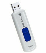 64GBUSBFlashDriveTranscend"JetFlash530",White,Capless,Retail,USB2.0