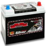 АккумуляторSNAIDER45AhSilverJapanCars
