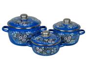 Наборкастрюль(1,5л/1.5л/4л)ВологодскийсувенирСтальэмаль81KA071M-1