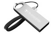 ФлешкаTranscendJetFlash520,16GB,USB2.0,SilverMetallic