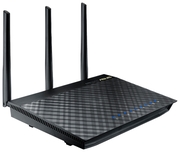 ASUSRT-AC66U,802.11acDual-BandWireless-AC1750GigabitRouter,dual-band2.4GHz/5GHzforuptosuper-fast1.75Gbps,256MB,WAN:1xRJ45LAN:4xRJ4510/100/1000,3G/4G,Firewall,2xUSB2.0
