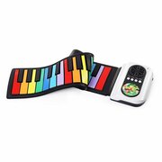 HELMETRollupPiano37ColoredkeyswithBuilt-inSpeaker