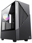 CaseATXGAMEMAXContacCOC,w/oPSU,1x120&1x140mmARGBfan,TG,2xUSB3.0,RGBHUB,Black/Grey