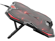 GenesisOXID250LaptopCoolingPad,upto17.3",4coolers140mmRedLEDbacklight,2xUSB2.0,Black