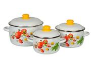 Наборкастрюль(2л/4л/)МаргариткиСтальэмаль1KA291M-1