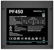 PSUDEEPCOOLPF450,450W,ATX12VV2.4,80PLUS,ActivePFC+Doubletubeforward,120mmHyproBearing,>85%UnderTypicalLoad(50%Loading),+12V(35A),20+4Pin,1xEPS(4+4Pin),6xSATA,2xPCI-E(6+2pin),2xPeriph.,OPP/OVP/SCP,ErP2010,MTBF100000Hours,