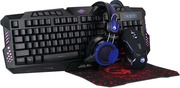 MARVOCM400GamingStarterKit4-in-1WiredGamingKeyboard&Mouse,Headser,MouPad