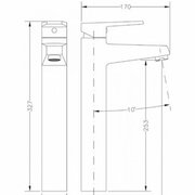 СмесительдляраковиныGenebreKlipвысокий(64136164566)