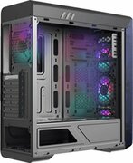 CaseATXGAMEMAXMoonLightFRGB,w/oPSU,4x120mmFRGBfans,FanController,TP,USB3.0,Black