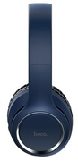 BluetothHeadphonesHocoW28Blue,withMicrophone