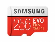 256GBMicroSD(Class10)UHS-I(U3)+SDadapter,SamsungEVOPlus"MB-MC256GA"(R/W:100/90MB/s)