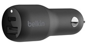 BelkinCarCharger32WPDDUAL,black