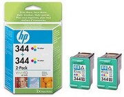 HPC9363EE№344Tri-ColourCartridge2-pack