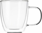 НаборчашексручкамиArdestoсдвойнымистенками,310мл,H10,2см,2шт,боросиликатноестекло