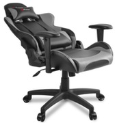 Gaming/OfficeChairAROZZIVeronaV2,Black/Grey,PULeather,maxweightupto100-105kg/height160-180cm,Recline165°,1DArmrests,HeadandLumbercushions,MetalFrame,Nylonwheelbase,GasLift4class,Smallnyloncasters,W-25.5kg