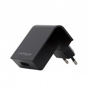 UniversalUSBcharger,Out:1USB*5V/2.1A,In:SchukoCEE7/4,Black,EG-UC2A-02