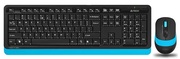 WirelessKeyboard&MouseA4TechFG1010Black/Blue