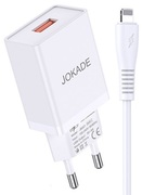 JokadeWallChargerwithCableUSBtoLightningSinglePort5AJB022,White