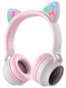 HOCOW27CatearwirelessheadphonesPink