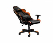 "GamingChairCanyonDeimos,Maximumload150kg,Headrest&Lumbarcushion,Black/Orange.