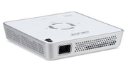 ACERC101iLEDProjector(MR.JQ411.001)DLP,WVGA,854x480,100000:1,150Lm,20000hrs,HDMIin,HDMIout,1WMonoSpeaker,400mAhbattery,White,0,27kg
