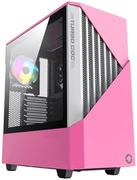 CaseATXGAMEMAXContacCOC,w/oPSU,1x120&1x140mmARGBfan,TG,2xUSB3.0,RGBHUB,Pink/Grey