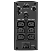 APCBack-UPSProBR900MI,900VA/540W,AVR,6xIECSockets(all6BatteryBackup+SurgeProtected),RJ-11/RJ-45DataLineProtection,LCDDisplay,PowerChuteUSBPort