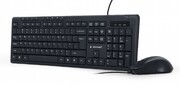 Keyboard&MouseGembirdKBS-UM-03-RU,Multimedia,Slimline,Black,USB