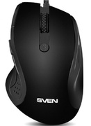 "MouseSVENRX-113,Optical,800dpi,3buttons,Ambidextrous,Black,USB.