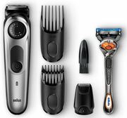 "TrimmerBraunBT5065,beard,rechargeablebatteryoperation(operatingtime100minutes,chargingtime1hour),40cuttinglengths(0.5-10mm),silver"