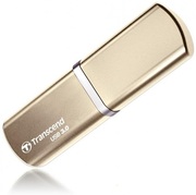 128GBUSB3.1FlashDriveTranscend"JetFlash820",Gold,MetalCase,LuxuryDesign(R/W:90/50MB/s)