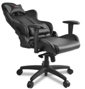 Gaming/OfficeChairAROZZIVeronaProV2,CarbonBlack,PULeather,maxweightupto120-130kg/height165-190cm,Recline165°,1DArmrests,HeadandLumbercushions,MetalFrame,Nylonwheelbase,GasLift4class,Largenyloncasters,W-25.5kg