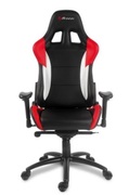Gaming/OfficeChairAROZZIVeronaProV2,Black/Red/White,PULeather,maxweightupto120-130kg/height165-190cm,Recline165°,1DArmrests,HeadandLumbercushions,MetalFrame,Nylonwheelbase,GasLift4class,Largenyloncasters,W-25.5kg