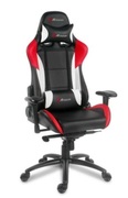 Gaming/OfficeChairAROZZIVeronaProV2,Black/Red/White,PULeather,maxweightupto120-130kg/height165-190cm,Recline165°,1DArmrests,HeadandLumbercushions,MetalFrame,Nylonwheelbase,GasLift4class,Largenyloncasters,W-25.5kg