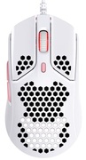 HYPERXPulsefireHasteGamingMouse,White/Pink,Ultra-lighthexshelldesign,400–16000DPI,4DPIpresets,PixartPAW3335Sensor,Split-buttondesignforextraresponsiveness,Per-LEDRGBlighting,USB,80g