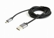 CablemicroUSB2.0Cottonbraided-1.8m-CablexpertCCB-mUSB2B-AMBM-6,Black,Professionalseries,USB2.0A-plugtoMicroB-plug,blister