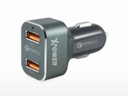 "XPowercaradapter,2.1A,2USBInput:100-240V~50/60HzMax0.6AOutput:5.0V-2.0AStandardUSBinterface-PluganduseBlack"