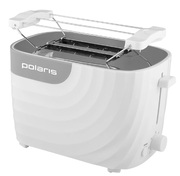 ToasterPolarisPET0720,700W,2slicesoftoast,temperaturecontrol7levels,regulationtoasting,white