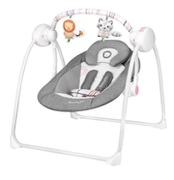 Детскоекресло-качалкаLioneloRubenStoneGrey/Rose