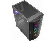CaseATXGAMEMAXBlackDiamond,Rear120mmARGBLEDfan,ARGBLEDstrip,RainbowHUB,USB3.0