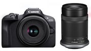 DCCanonEOSR100Black&RF-S18-45mmf/4.5-6.3ISSTM&RF-S55-210mmf/5-7.1ISSTMKIT