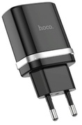 "HocoSmarttraveladapter,QC3.0+Type-Ccable,C12QInput:100-240V~50/60HzMax0.6AOutput:5.0V-2.0AStandardUSBinterface-PluganduseBlack"