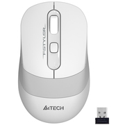WirelessMouseA4TechFG10,Optical,1000-2000dpi,4buttons,Ambidextrous,1xAA,White/Grey,USB