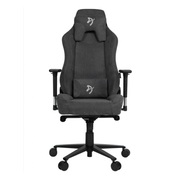 Gaming/OfficeChairAROZZIVernazzaSoftFabric,DarkGrey,SoftFabric,maxweightupto135-145kg/height165-190cm,Recline165°,3DArmrests,HeadandLumbercushions,MetalFrame,Aluminiumwheelbase,Largenyloncasters,W-28.5kg