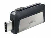 Флешка64GBUSB3.0SanDiskUltraUSBType-CSilver,USB-C,USBOTG(On-The-Go),(Read150MByte/s,Write70MByte/s)
