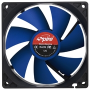SpireSP543S1-PWMSigorIV,AirFlow:45.26cfm/600-2200RPM/10-21dBA/90x90x25mm/PowerManagement(upto95W)