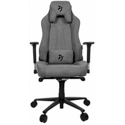 Gaming/OfficeChairAROZZIVernazzaSoftFabric,AshGrey,SoftFabric,maxweightupto135-145kg/height165-190cm,Recline165°,3DArmrests,HeadandLumbercushions,MetalFrame,Aluminiumwheelbase,Largenyloncasters,W-28.5kg