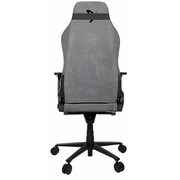Gaming/OfficeChairAROZZIVernazzaSoftFabric,AshGrey,SoftFabric,maxweightupto135-145kg/height165-190cm,Recline165°,3DArmrests,HeadandLumbercushions,MetalFrame,Aluminiumwheelbase,Largenyloncasters,W-28.5kg