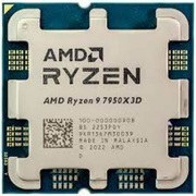 CPUAMDRyzen97950X3D(4.2-5.7GHz,16C/32T,L216MB,L3128MB,5nm,120W),SocketAM5,Tray