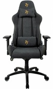 Gaming/OfficeChairAROZZIVeronaSignatureSoftFabric,Black/Goldlogo,SoftFabric,maxweightupto120-130kg/height165-190cm,Recline165°,4DArmrests,HeadandLumbercushions,MetalFrame,Nylonwheelbase,Smallcasters,W-28.3kg